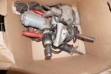 Misc box, Sawzall, Hammer Drill, & Sander