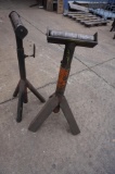 Two Roller Jack Stands