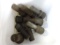 Bucket of various size and type boiler rivet sets. See pictures for sizes