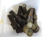 Bucket of various size and type boiler rivet sets. See pictures for sizes