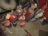 12 fire extinguishers-all together
