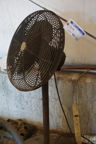 Shop fan and Misc on floor