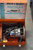 Black and Decker router 5 hp, vintage and like new