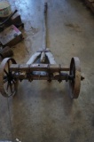 Old Cart With Steel Wheels