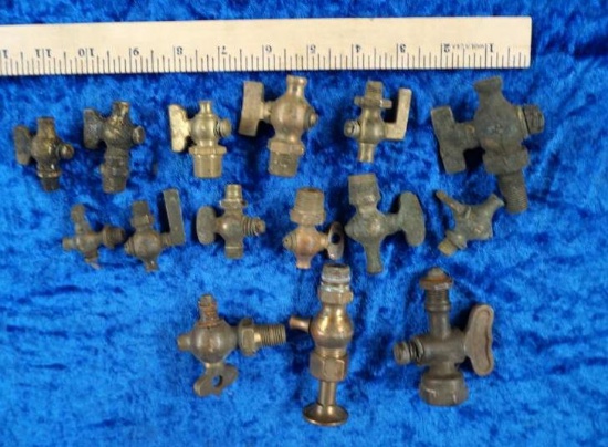 Assorted lot of Brass drain cocks