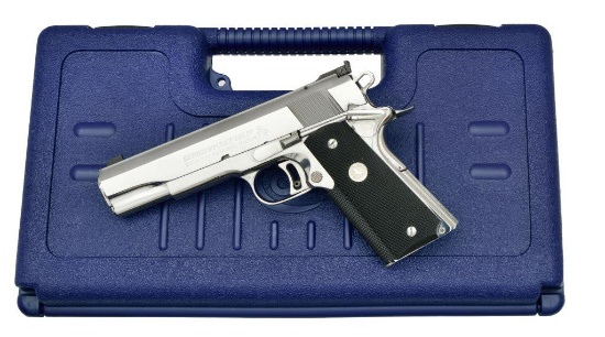 COLT BRIGHT STAINLESS SERIES 80 GOLD CUP SEMI AUTO