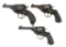 3 WEBLEY REVOLVERS.
