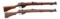 2 NO. 2 MK IV* BOLT ACTION RIFLES.