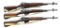 3 BRITISH NO. 5 MK I BOLT ACTION RIFLES.