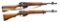 2 BRITISH BOLT ACTION RIFLES.