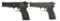 2 INGLIS T SERIES HI POWER SEMI AUTO PISTOLS.