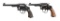 2 SMITH & WESSON BRITISH SERVICE REVOLVERS.