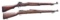 2 AMERICAN MILITARY BOLT ACTION RIFLES.