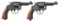 2 SMITH & WESSON U.S. MARKED VICTORY MODEL DA