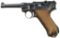 DWM 1914 MILITARY LUGER SEMI AUTO PISTOL.