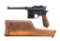 MAUSER WARTIME COMMERCIAL SEMI AUTO PISTOL RIG.