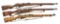 3 BOLT ACTION RIFLES.