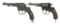 2 NAGANT REVOLVERS.