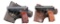 2 MAKAROV SEMI AUTO PISTOLS.