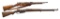 2 CURIO BOLT ACTION RIFLES.