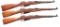 3 MODEL 1944 MOSIN NAGANT BOLT ACTION CARBINES.