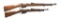 2 DWM 1891 PERUVIAN BOLT ACTION RIFLES.
