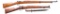 2 SWEDISH MILITARY BOLT ACTION RIFLES.