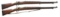 2 LOEWE BOLT ACTION RIFLES.