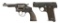 2 CURIO HANDGUNS.