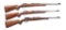 3 CALIBER 30-06 BOLT ACTION RIFLES.