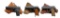 3 CURIO SEMI AUTO PISTOLS.