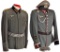2 WWII GERMAN ARMY UNIFORMS.