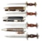 3 WWII GERMAN SA DAGGERS & 1 NSKK DAGGER.