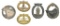 5 WWII GERMAN KREIGSMARINE BADGES.