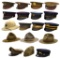 18 US MILITARY HATS.