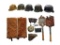 WWI & WWII GERMAN HELMETS & EQUIPMENT.