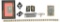 WWII GERMAN SS & SA INSIGNIA & GORGET CHAIN.