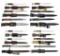 12 WWII AXIS BAYONETS.
