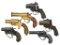 6 EUROPEAN SINGLE SHOT FLARE PISTOLS.