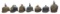 7 WWI & EARLIER GERMAN MILITARY HELMETS.