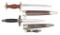 2 ORIGINAL & 1 REPRODUCTION WWII GERMAN DAGGERS.
