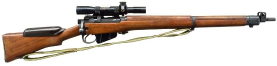 BRITISH NO. 4T BOLT ACTION SNIPER RIFLE.