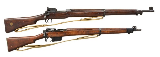 2 CURIO BOLT ACTION RIFLES. 1 EDDYSTONE & 1