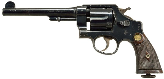 SMITH & WESSON 44 HAND EJECTOR 2ND MODEL REVOLVER.