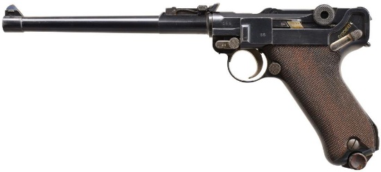 DWM 1914 ARTILLERY LUGER SEMI AUTO PISTOL.