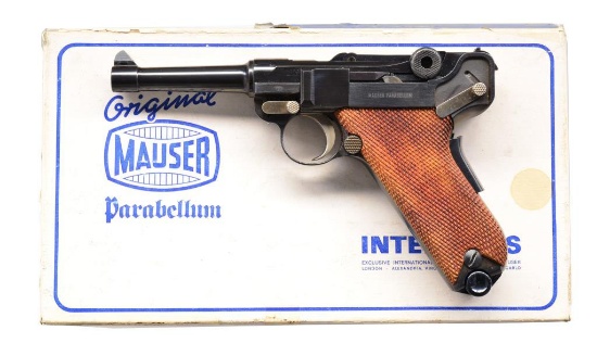MAUSER PARABELLUM SWISS STYLE SEMI AUTO PISTOL.