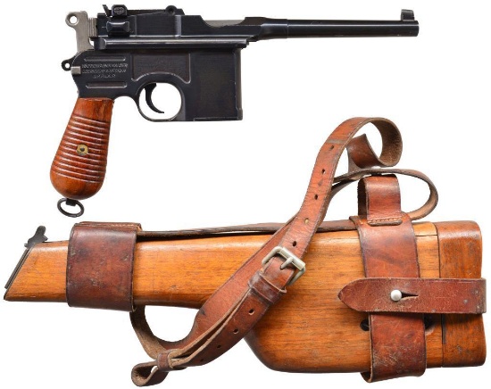 VL &D MAUSER C96 1930 COMMERCIAL SEMI AUTO PISTOL.