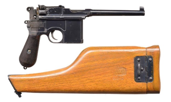 MAUSER C96 PRE WAR COMMERCIAL SEMI AUTO PISTOL.