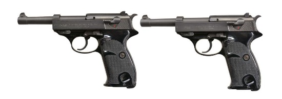 2 CONSECUTIVE NUMBERED WALTHER P.38 / II SEMI