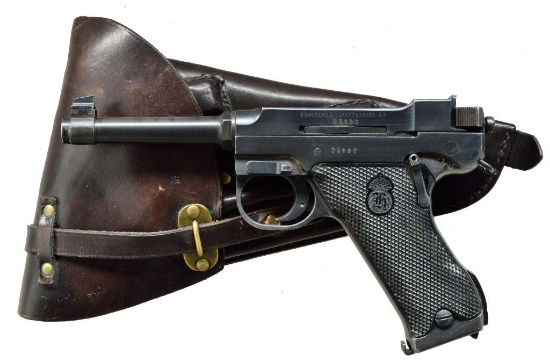 HUSQVARNA LAHTI MODEL 40 SEMI AUTO PISTOL.